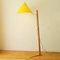 Viennese Floor Lamp with Brass Crow's Foot & Adjustable Lampshade by Rupert Nikoll 1