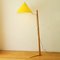 Wiener Stehlampe mit Messing Krähenfuß & verstellbarem Lampenschirm von Rupert Nikoll 1