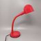 Lámpara de mesa italiana en rojo de Veneta Lumi, años 70, Imagen 1