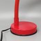 Lámpara de mesa italiana en rojo de Veneta Lumi, años 70, Imagen 7