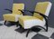 Yellow & White Armchairs by Jindřich Halabala for Up Zavody, Set of 2 11