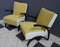 Yellow & White Armchairs by Jindřich Halabala for Up Zavody, Set of 2 10