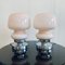 Vintage Murano Glass Table Lamps, 1970s, Set of 2 1