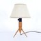 Mid-Century Modern Oak Table Lamp, 1960s 2