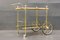 Smoked Glass and Brass Bar Cart, 1970s 13