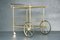 Smoked Glass and Brass Bar Cart, 1970s 7