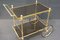 Smoked Glass and Brass Bar Cart, 1970s, Image 5