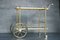 Smoked Glass and Brass Bar Cart, 1970s 1