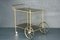 Smoked Glass and Brass Bar Cart, 1970s 8