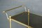 Smoked Glass and Brass Bar Cart, 1970s 6