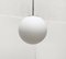Vintage German Space Age Glass Ball Pendant Lamp from Limburg 19