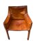 Leather Cab Lounge Chair by Mario Bellini for Cassina, Italy, 1970s 2