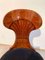 Set of 4 Biedermeier Ballon Chairs, Ash Veneer, Grey Velvet, Vienna, circa 1900, Image 13