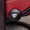 Red Leather Stressless Garda Armchair & Stool Set, Image 7