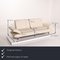 Cream Leather 3-Seater Rossini Sofa from Koinor, Image 2