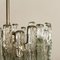 Large Modern Chrome & Ice Glass 3-Tier Chandeliers by J. T. Kalmar, Set of 2, Image 16