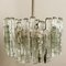 Large Modern Chrome & Ice Glass 3-Tier Chandeliers by J. T. Kalmar, Set of 2, Image 13