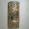 Large Modern Brass & Ice Glass Wall Light by J. T. Kalmar, 1960s 15