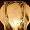 Schmelzglas Tischlampe mit 4 Blütenblättern von JT Kalmar 5