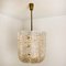 Glass and Brass Basket Chandelier by J.T. Kalmar, Austria, 1950s, Image 12