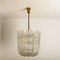 Glass and Brass Basket Chandelier by J.T. Kalmar, Austria, 1950s 17