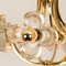 Kalmar Style Glass and Brass Sische Chandelier, 1960s 6