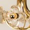 Kalmar Style Glass and Brass Sische Chandelier, 1960s, Image 6