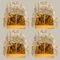 Palazzo Wandlampen aus Vergoldetem Messing und Glas von Kalmar 17