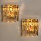 Palazzo Wall Light Fixtures in Gilt Brass and Glass from Kalmar 12