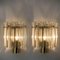 Clear Glass and Brass Wall Lights by J. T. Kalmar, Austria, 1960s, Set of 2, Image 8