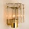 Clear Glass and Brass Wall Lights by J. T. Kalmar, Austria, 1960s, Set of 2 2