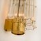 Clear Glass and Brass Wall Lights by J. T. Kalmar, Austria, 1960s, Set of 2 4
