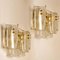 Extra Large Glass & Brass Wall Lights, Set of 2 15