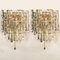 Austrian Ice Glass Wall Sconces by J.T. Kalmar for Cor, 1970s, Set of 2, Image 3