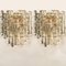 Austrian Ice Glass Wall Sconces by J.T. Kalmar for Cor, 1970s, Set of 2, Image 9