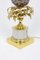 Gold- und Silbermessing Ananas Lampe von Maison Charles, 1970 8