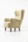 Frits Henningsen Style Wing Back Chair, Image 3