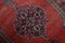 Vintage Floral & Red Keshan Carpet 5