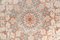 Beige Floraler Tabriz Teppich 2