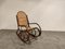 Vintage Schaukelstuhl im Thonet Stil, 1950er 3