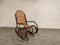 Vintage Thonet Style Rocking Chair, 1950s 3