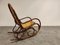 Vintage Thonet Style Rocking Chair, 1950s, Image 6