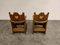 Folk Art Carved Oak Chairs, 1900s, Set of 2 4