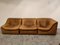 Vintage Leather Ds46 Modular Three Piece Sofa from de Sede, 1970s, Set of 3 2