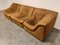 Vintage Leather Ds46 Modular Three Piece Sofa from de Sede, 1970s, Set of 3 3