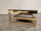 Vintage Two-Tier 23kt Coffee Table from Belgochrom, 1970s, Image 8