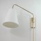 Mid-Century Articulating Brass & Fabric Wall Light by J.T. Kalmar, 1960s 8