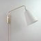 Mid-Century Articulating Brass & Fabric Wall Light by J.T. Kalmar, 1960s, Image 10