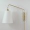 Verstellbare Mid-Century Messing & Stoff Wandlampe von JT Kalmar, 1960er 12