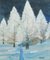 Miyuki Takanashi, Snow Fox, 2019, Tempera on Canvas 1